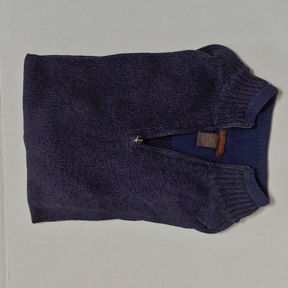 Dockers Men's Quarter-Zip Pullover, Blue-ish Gray, Small - Picture 5 of 7
